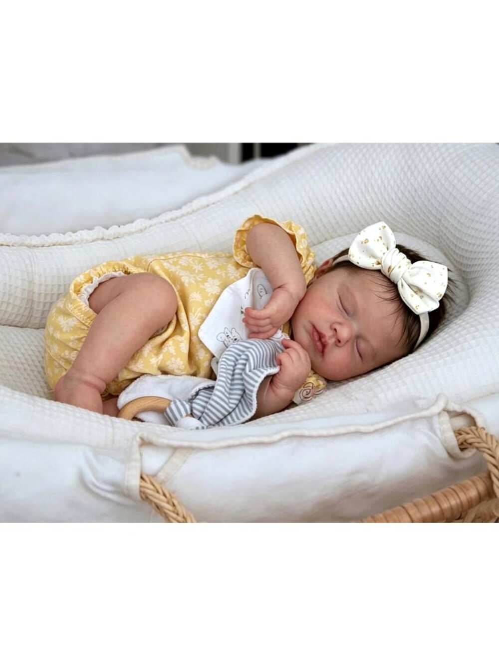 20 Inch Reborn Baby Girl Dolls Silicone Full Body Realistic Posable 3D Skin - Picture 6 of 7